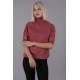 Cordovan Red High Neck Knitwear Sweater MG1565 - Vişne Çürüğü