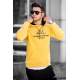 Madmext Yellow Printed Men's Hoodie 4723 - Sarı