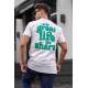 Madmext Men Printed White T-Shirt 5357 - Beyaz