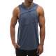 Madmext Men Soft Blue Hoodie T-shirt 2538 - İndigo