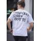 Madmext Men Printed White T-shirt 5263 - Beyaz