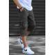 Men Smoke Gray Capri Shorts 5754 - Füme