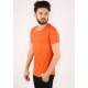 Madmext Men Orange Plain T-Shirt 2308 - Turuncu