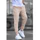 Madmext Men Elastic Bottom Beige Sweatpants 4821 - Bej