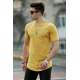 Madmext Yellow T-shirt for Men 4500 - Sarı