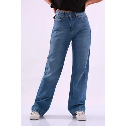 Mad Girls Blue Palazzo Jeans Mg1160 - Mavi