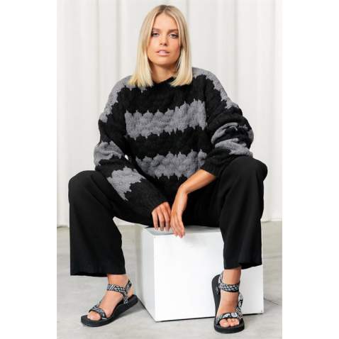 Mad Girls Anthracite Sweater MG1205 - Antrasit