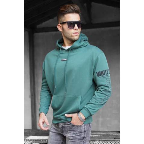 Madmext Men Smoke Gray Sweatshirt 5332 - Haki