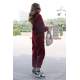 Maroon Polar Fleece Tracksuit MG1546 - Bordo