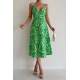 Green Designed Sheath Dress MG1537 - Yeşil