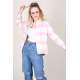 Mad Girls Soft Pink Lumberjack Shirt MG1200 - Pudra