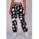 Mad Girls Black Dalmatians Sweatpants MG1147 - Siyah