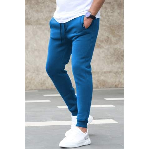 Madmext Basic Blue Sweatpants 4210 - Saks