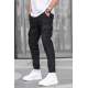 Men Black Cargo Trousers 5463 - Siyah