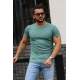 Madmext Men Basic Green T-Shirt 4077 - Mint yeşili