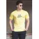 Madmext Men Printed Yellow T-shirt 5275 - Sarı