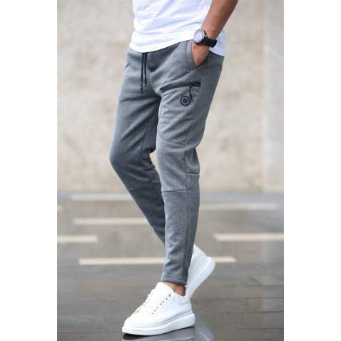 Madmext Men Basic Anthracite Sweatpants 4207 - Antrasit