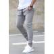 Madmext Men Smoke Gray Plain Sweatpants 4210 - Füme