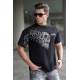 Madmext Black Printed T-shirt for Men 5251 - Siyah