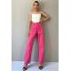 Mad Girls Pink Palazzo Jeans Mg1189 - Pembe