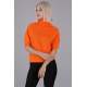 Orange High Neck Knitwear Sweater MG1565 - Turuncu