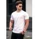 Madmext Men Printed White T-shirt 5258 - Beyaz