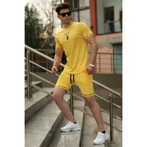 Madmext Yellow Tracksuit 4491 - Sarı