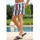 Madmext Navy Blue Patterned Swim Wear Short 2376 - Lacivert