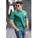 Madmext Men Printed Green T-shirt 5805 - Yeşil