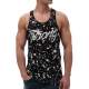 Madmext Black Printed T-shirt for Men 2888 - Siyah