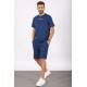 Madmext Men Navy Blue Shorts Set 5382 - Lacivert