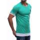 Madmext Green Printed T-shirt for Men 2623 - Yeşil