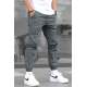 Men Gray Cargo Trousers 5647 - Gri