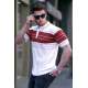 Men White Polo T-Shirt 5733 - Beyaz