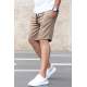 Madmext Brown Capri Shorts 4849 - Kahverengi