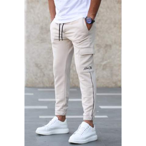 Madmext Beige Sweatpants 4828 - Bej