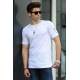 Madmext White T-shirt for Men 4103 - Beyaz