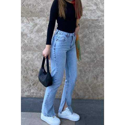 Mad Girls Blue Ripped Jeans MG1306 - Mavi