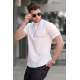 Men Ecru Basic T-Shirt 5883 - Ekru