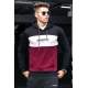 Madmext Back Color Blocked Hooded Men Sweatshirt 4699 - Siyah