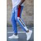 Madmext Men Blue Side Striped Sweatpants 2719 - Mavi