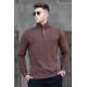 Madmext Men Dark Brown Sweatshirt 5155 - Koyu kahverengi