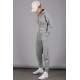 Mad Girls Grey Tracksuit With Hooded MG091 - Gri