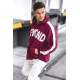 Madmext Men Maroon Sweatshirt Hoodie 5327 - Bordo