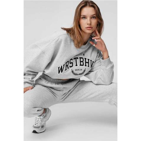 Mad Girls Gray Tracksuit MG835 - Gri