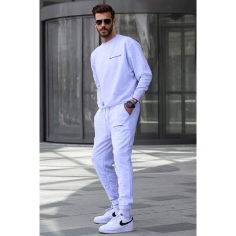 Madmext Men Marl Snow Tracksuit 5285 - Karmelanj