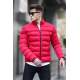 Red Puffer Jacket 5707 - Kırmızı