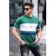 Madmext Men Printed Green T-shirt 5809 - Koyu yeşil