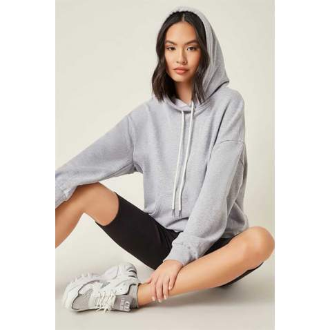 Mad Girls Grey Women's Sweatshirt MG827 - Gri