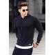 Madmext Black Basic Men's Hoodie 4696 - Siyah